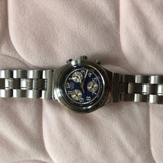 SWATCH、スウォッチ 、メンズ腕時計、男性腕時計、美品、シル...