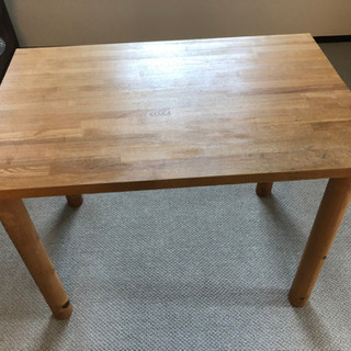 ハンドメイド　天然木テーブル　美品
