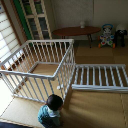 木製ベビーサークル 決定しました