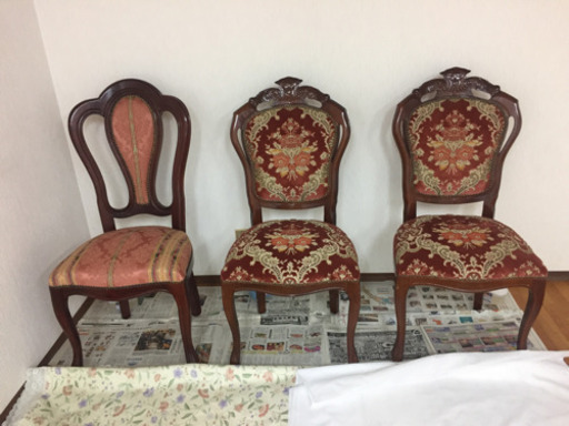 アンティークチェア 椅子 3脚