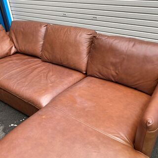 アクタス ACTUS FIVE BY FIVE FINO 本革L字カウチソファ アクタス ACTUS / Japan Five by Five 総本革張り Fino カウチソファ