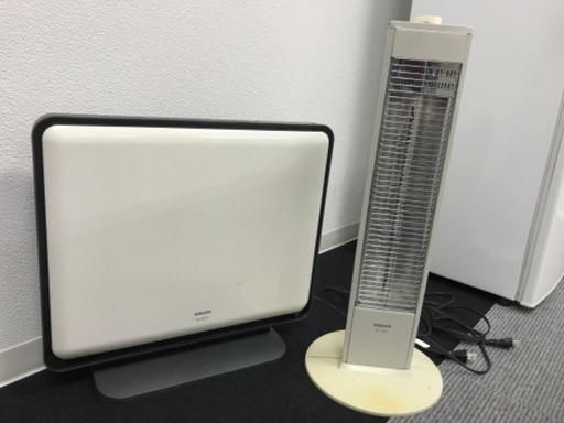 ファンヒーター　カーボンヒーター　セット
