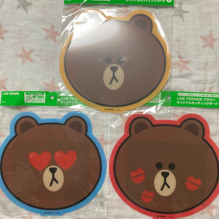 ☆新品☆LINEブラウン☆カッティングボード☆3枚セット☆