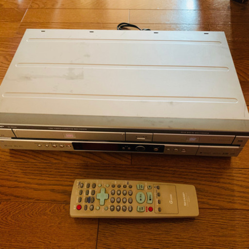 シャープ　VHS×DVDプレーヤー