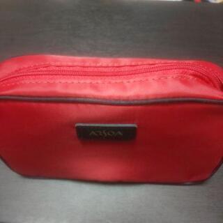 アルソアメイクアップポーチ👝赤色