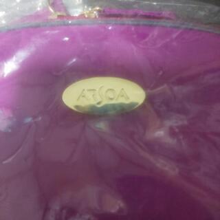 パープルのメイクアップポーチ👝の画像