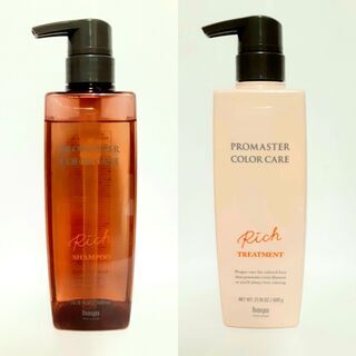 ホーユー　プロマスターカラーケア　リッチ　シャンプー＆トリートメ...