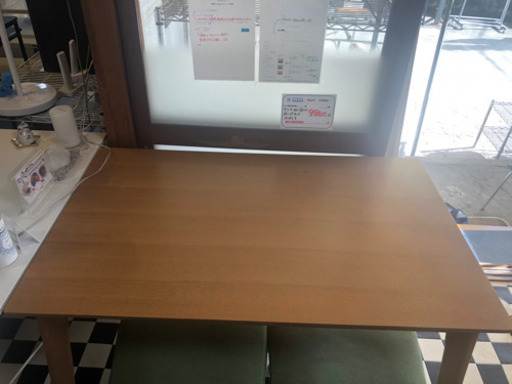 【リサイクルサービス八光　田上店　配達・設置OK】ナフコ　4人掛けダイニングセット　ベンチ付