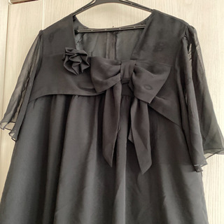 結婚式やパーティーにも‼️大きいサイズ　21号　黒のロングワンピース　ドレスの画像