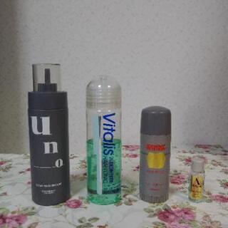 整髪料、ヘアトニック、ヘアスティック、アフターシェーブローション