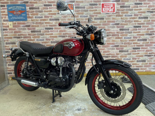 【これぞ極上キズサビなし！屋内保管雨天未走行】 カワサキ W800 EJ800A スペシャルエディション  車検付 ETC付 USB電源 【多数画像動画有】