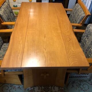 ダイニングテーブルセット　5点　