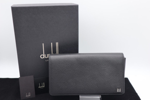 《Dunhill/二つ折り 長財布》Aランク カード入 小銭入取り外し可 美品