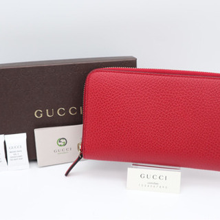 GUCCI/インターロッキング GGロゴ ラウンドファスナー 長財布》Sランク