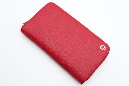 《GUCCI/インターロッキング GGロゴ ラウンドファスナー 長財布》Sランク