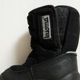 【最終値下げ！】 スノーブーツ（黒）13cm　kuoma　フィンランド製 の画像