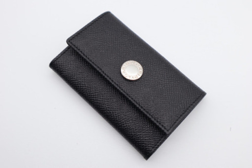 BVLGARI 6連キーケース ロゴ ブラック Sランク 未使用品 箱 袋 美品