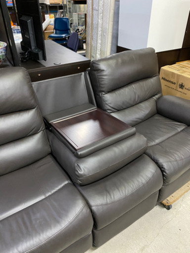 極上美品！展示品！ニトリ 3人用 電動リクライニングソファ ビリーバー3 ダークブラウン