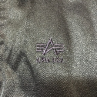 ミリタリーウェア　ALPHA  INDUSTRIES MP-TEX タイタンクロス 撥水 フィールドジャケット 黒  メンズLの画像