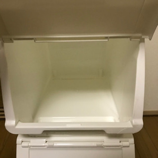 ニトリ　収納ケース Nフラッテ ハーフ　ふたつき　3個セットの画像