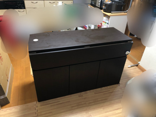 ダイニングテーブル兼食器収納