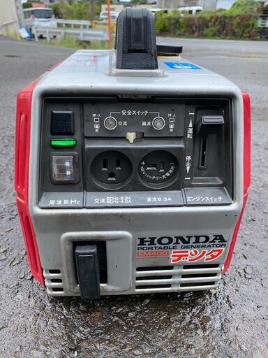 整備済 取説も見れる ホンダ 小型 デンタ 330W/400W 4サイクル 発電機 EM400　50/60Hz 現物確認 手渡し歓迎 初期不良対応可能