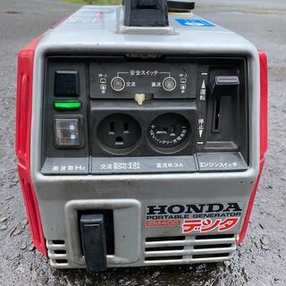 整備済 取説も見れる ホンダ 小型 デンタ 330W/400W 4サイクル 発電機 EM400　50/60Hz 現物確認 手渡し歓迎 初期不良対応可能