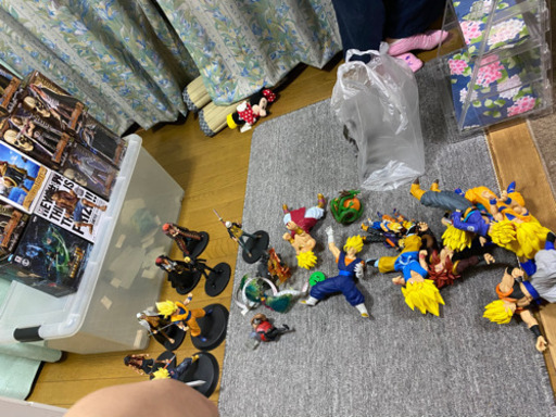 えげつない量のドラゴンボールとワンピースのフィギュア！かなーり大量！まとめて