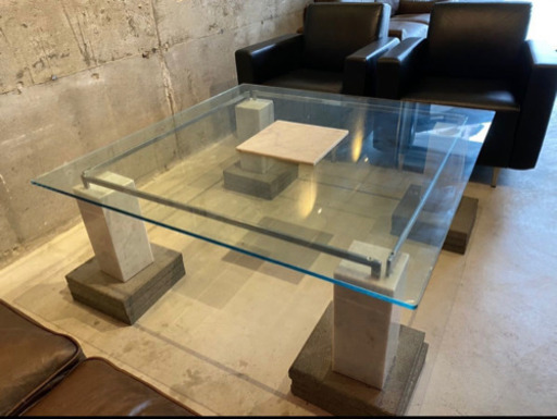 定価約16万円　DIELLE 高級ローテーブル　イタリア製　引き取り限定　