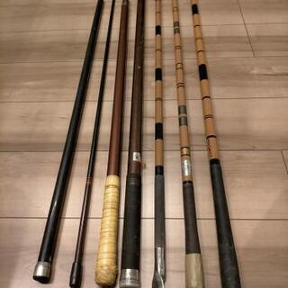 釣竿 沢山