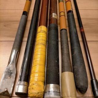 釣竿 沢山の画像