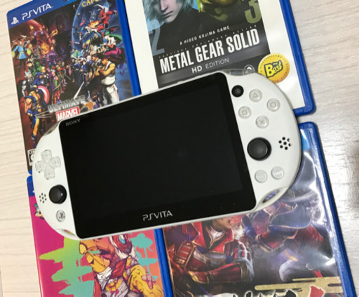 引き渡し予定　PS Vitaとソフト4本