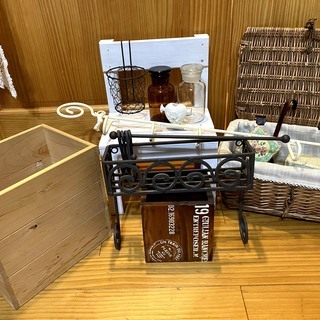 ZAKKA 雑貨あれこれ アイアンフック ガラスビン バスケット...