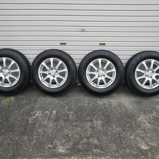 １８５/７０Ｒ１４　スタッドレスタイヤセット アルミホイール付き ４本セット　引取り限定