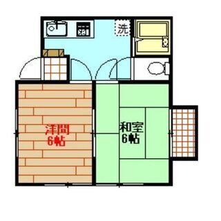 [仲介手数料なし！礼金なし敷金1！] 上福岡駅 徒歩10分 2DK 34㎡ バストイレ別、エアコン、ガスコンロ対応、フローリング、室内洗濯置、シューズボックス、角住戸、2口コンロ、押入、即入居可、礼金不要、2面採光、照明付、敷金1ヶ月、二人入居可、駅まで平坦、キッチンに窓、内装リフォーム済、雨戸、一部フローリング、2駅利用可、駅徒歩10分以内、和室、全居室6畳以上、都市ガス、保証会社、家財保険（借家人賠償付）要加入 - ふじみ野市