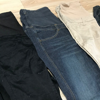 マタニティパンツ3本セットの画像