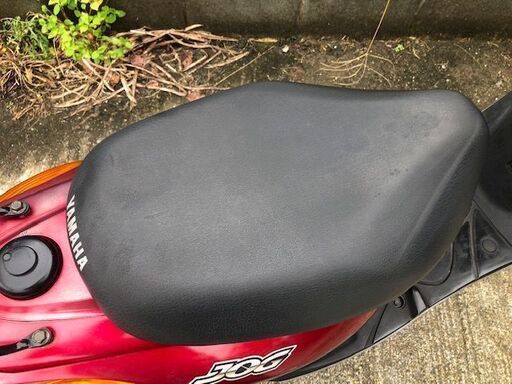 すぐ乗れます！動画あり バッテリー新品 4サイクルJOGインジェクションでセル一発始動 ワインレッド レッツディオよりジョグ