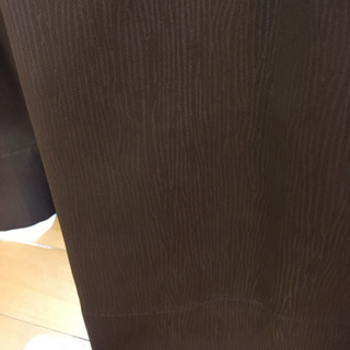 【値下げ】ニトリ　カーテン　ブラウン　178×100の画像