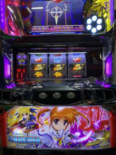 SANKYO 魔法少女リリカルなのは　スロット  実機　稼働ok