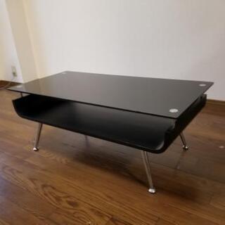 ローテーブル  ガラステーブルの画像