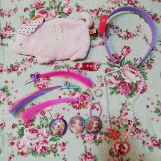 女の子 ヘアアクセサリー アクセサリーセット