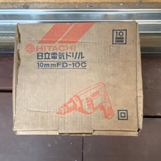 超古い電気ドリルの画像