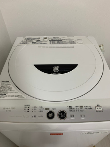 SHARP縦型洗濯機