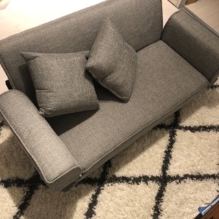 [新品]値下げしました！LOWYA 2人掛けソファー(MOSA)