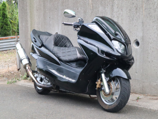 【YAMAHA マジェスティ】格安‼︎★定番ブラックカスタム‼︎★LEDスピ付き