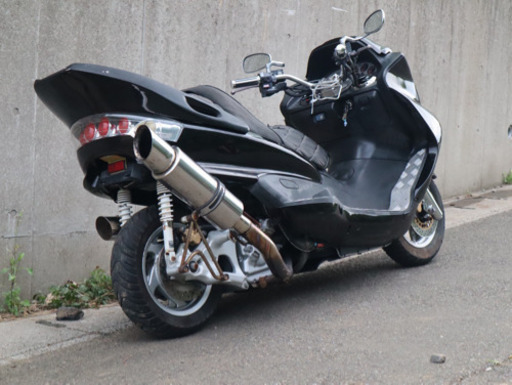 【YAMAHA マジェスティ】格安‼︎★定番ブラックカスタム‼︎★LEDスピ付き