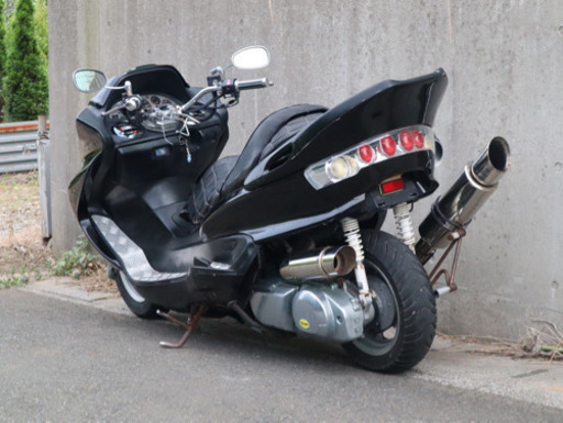 【YAMAHA マジェスティ】格安‼︎★定番ブラックカスタム‼︎★LEDスピ付き
