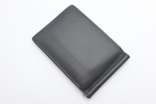 《BALENCIAGA/ロゴ 二つ折り マネークリップ》Aランク 袋 箱 極美品