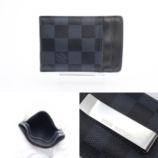 《LOUIS VUITTON/ダミエコバルト カードケース》ABランク 美品 袋