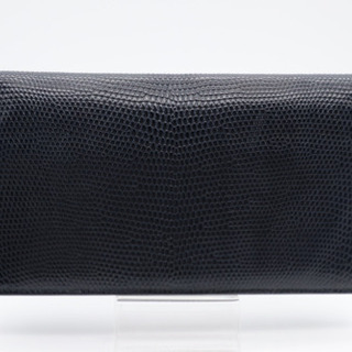 《BOTTEGA VENETA/二つ折り長財布 リザード型押し》...